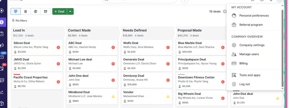 HubSpot pipeline · custom stages, required fields, automated routing